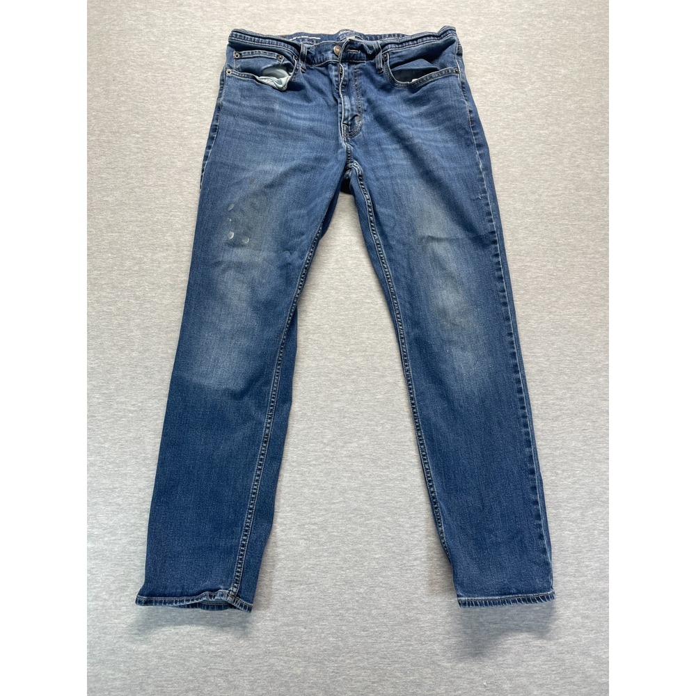 Goodfellow & Co Mens Athletic Fit Straight Jeans Blue 36x32 (Fits 33x29)
